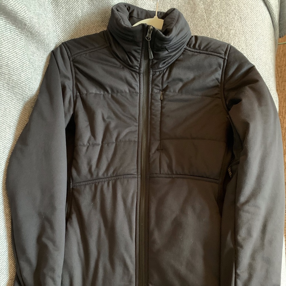 NORTH FACE Black Athletic Zip Jacket